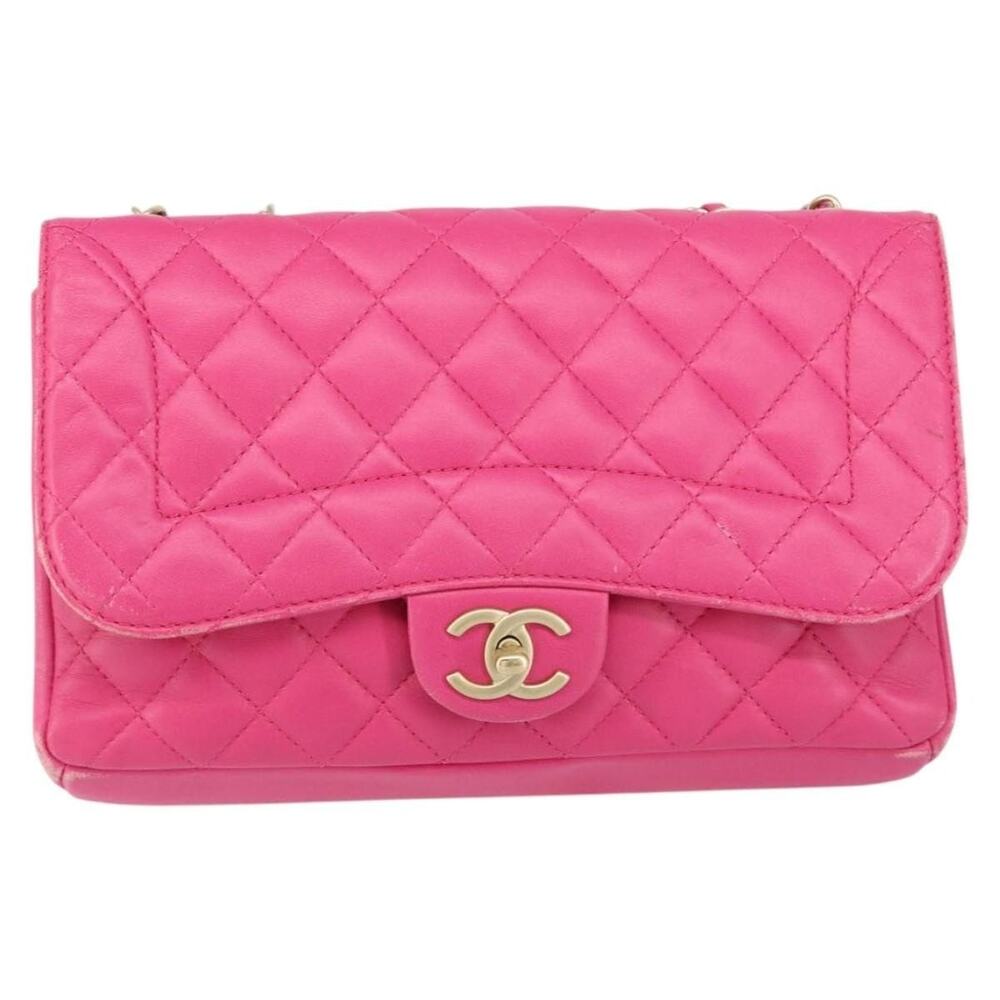 Chanel Mini Matelasse Chain Shoulder Bag Pink